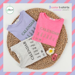 Áo thun trẻ em tay ngắn in chữ 